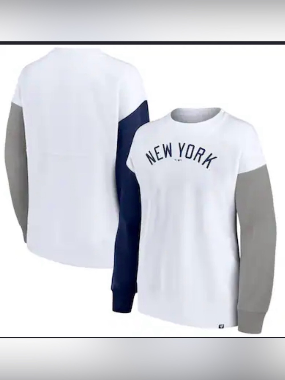 Women's New York Yankees Fanatics White Series
Pullover Sweatshirt. NWOT